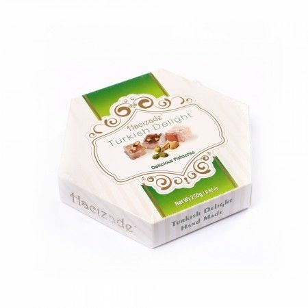 Hacizade Delight Pistachio 250g Turkish Delight With Pistachios Lokum