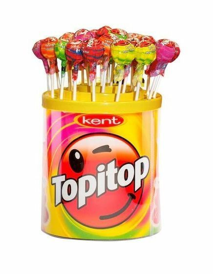 Topitop Fruity Hard Candy / Meyveli Seker 11g Lollipop