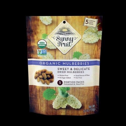 Sunny Fruit Organic Dried Mulberries Mulberry 8.8oz (Dut Kurusu)