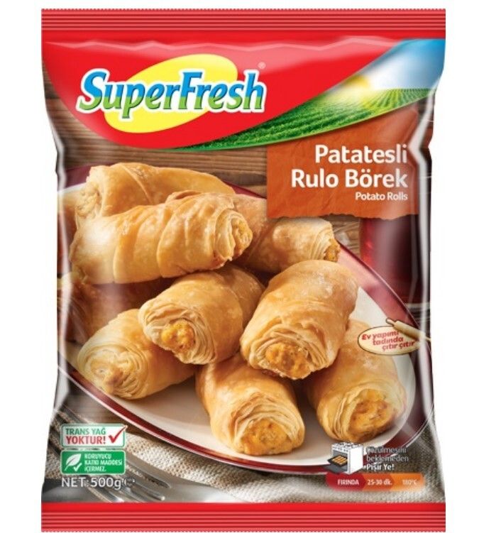 SUPERFRESH Mini Roll Borek with Potato 500g (Frozen)