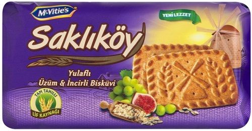ULKER Saklikoy Oat &amp; Fig Biscuits 122g