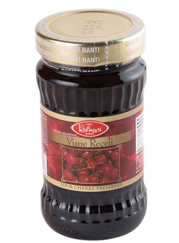 Kafkas Sour Cherry Preserves Jam (Visne Receli) 380g