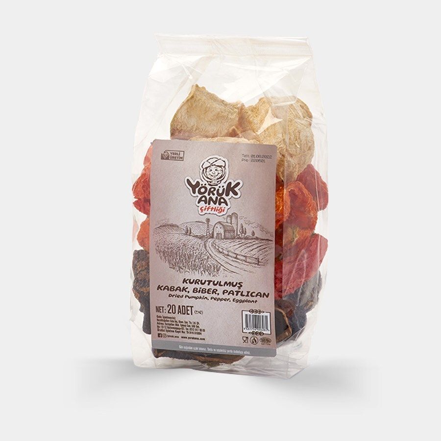 YORUK Ana Dried Mix (Pepper-eggplant-zuchini) 15Pc- Product Of Turkey