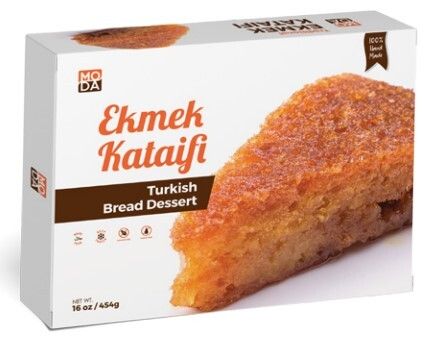 MODA Ekmek Kadayifi - Turkish Bread Dessert In Syrup Gift Pack 16oz