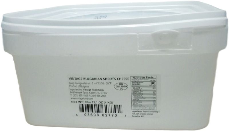 VINTAGE Bulgarian Sheep Feta 4kg Plastic