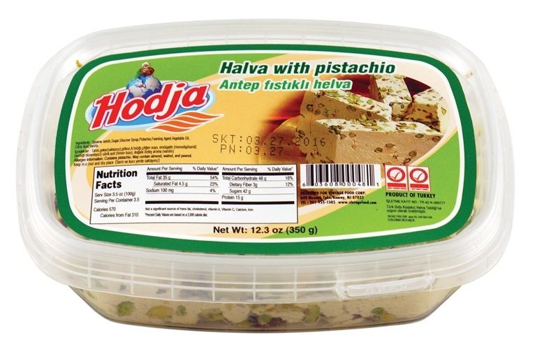 Hodja Pistachio Halva Premium 350g
