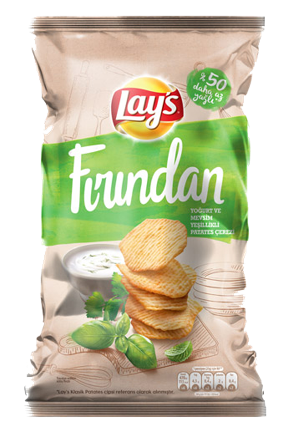 LAYS Firindan Yogurt Seasonal Green 96g (Halal)