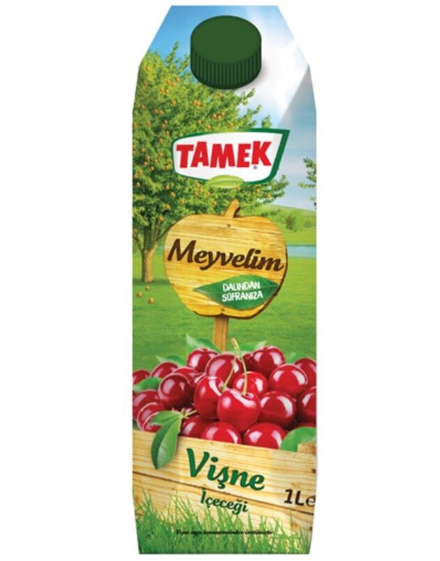TAMEK Visne Sour Cherry Meyvelim Nectar 1L