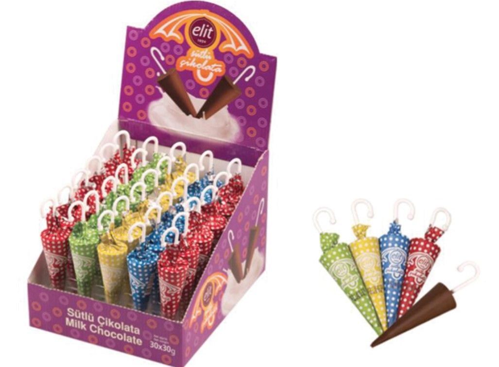 ELIT Milk Chocolate Umbrella 30g