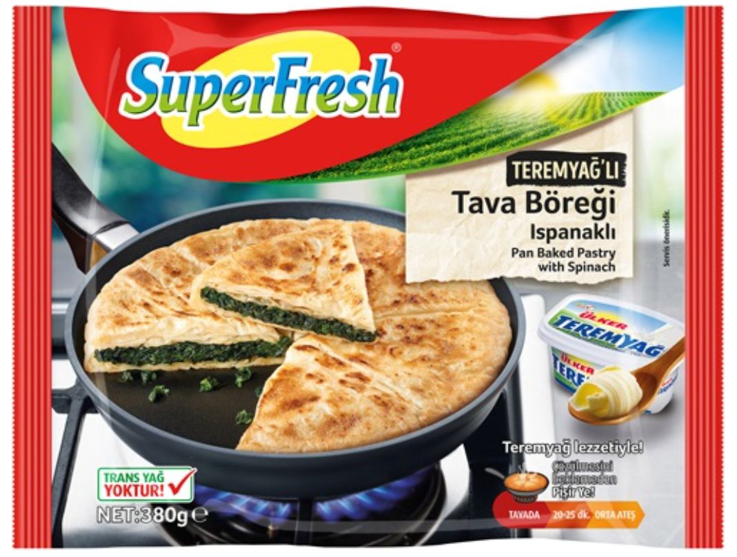 SUPERFRESH Tava Borek W Spinach 380g (Frozen)