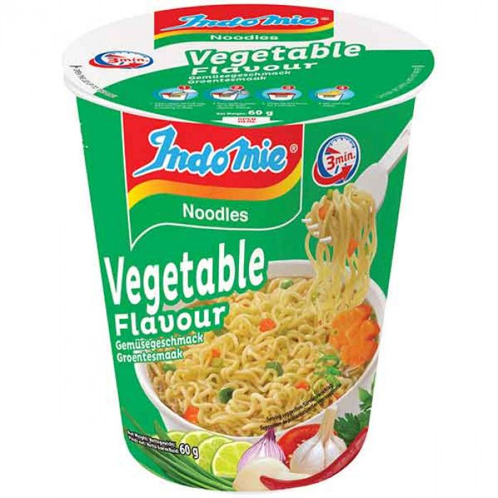 INDO MIE Indomie Vegetable Flavored Cup Noodles 60g Halal
