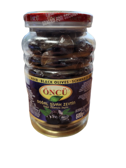ONCU Zeytin M-s - 261-320 Pieces Black Olive 500g