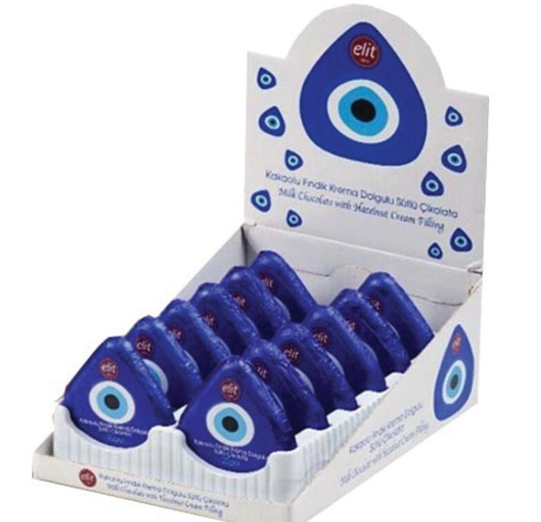 ELIT Lucky Evil Eye Chocolate (Nazar Boncuklu Cikolata) 20g