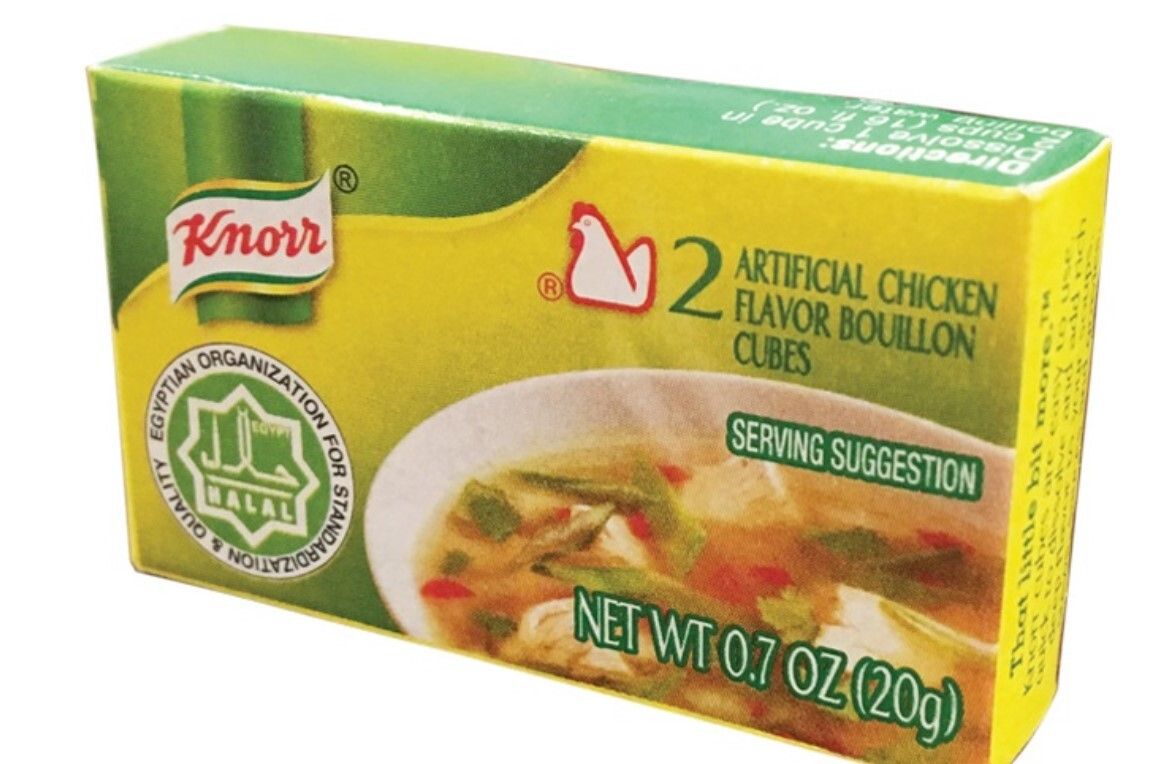KNORR Chicken Bouillon - Halal 2 Cubes 20g