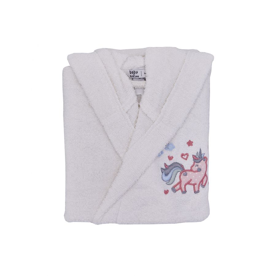 Digna 2-4 Ages Bathrobe-offwhite
