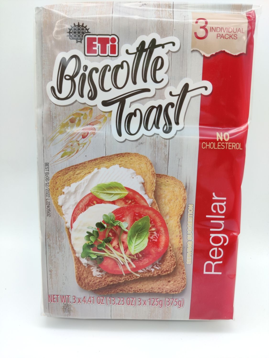 Etimek Biscotte Toast Regular 3 Pk 375g