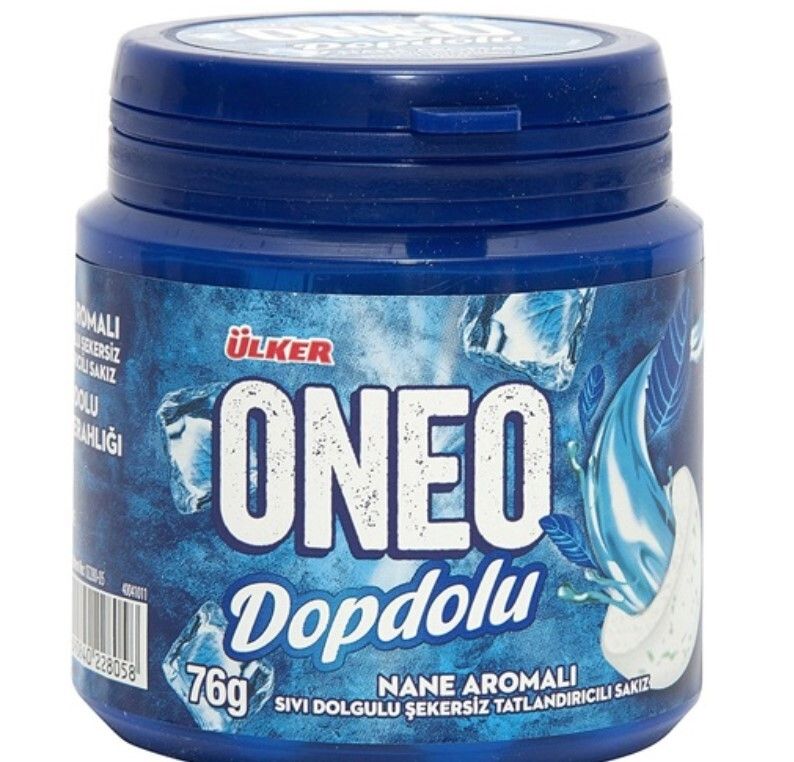 ULKER Oneo Mint Filling Gum 76g -Halal