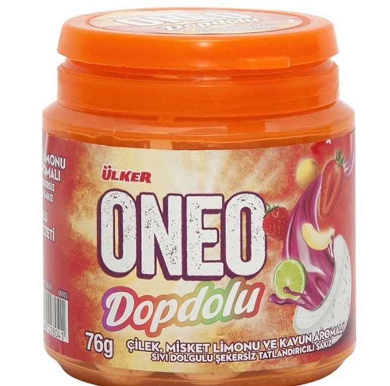 ULKER Oneo Fruit Filling Gum 76g -Halal