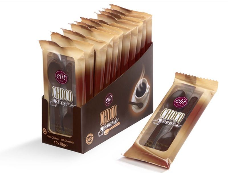 Elit Milk Chocolate Spoon 18g 2pcs