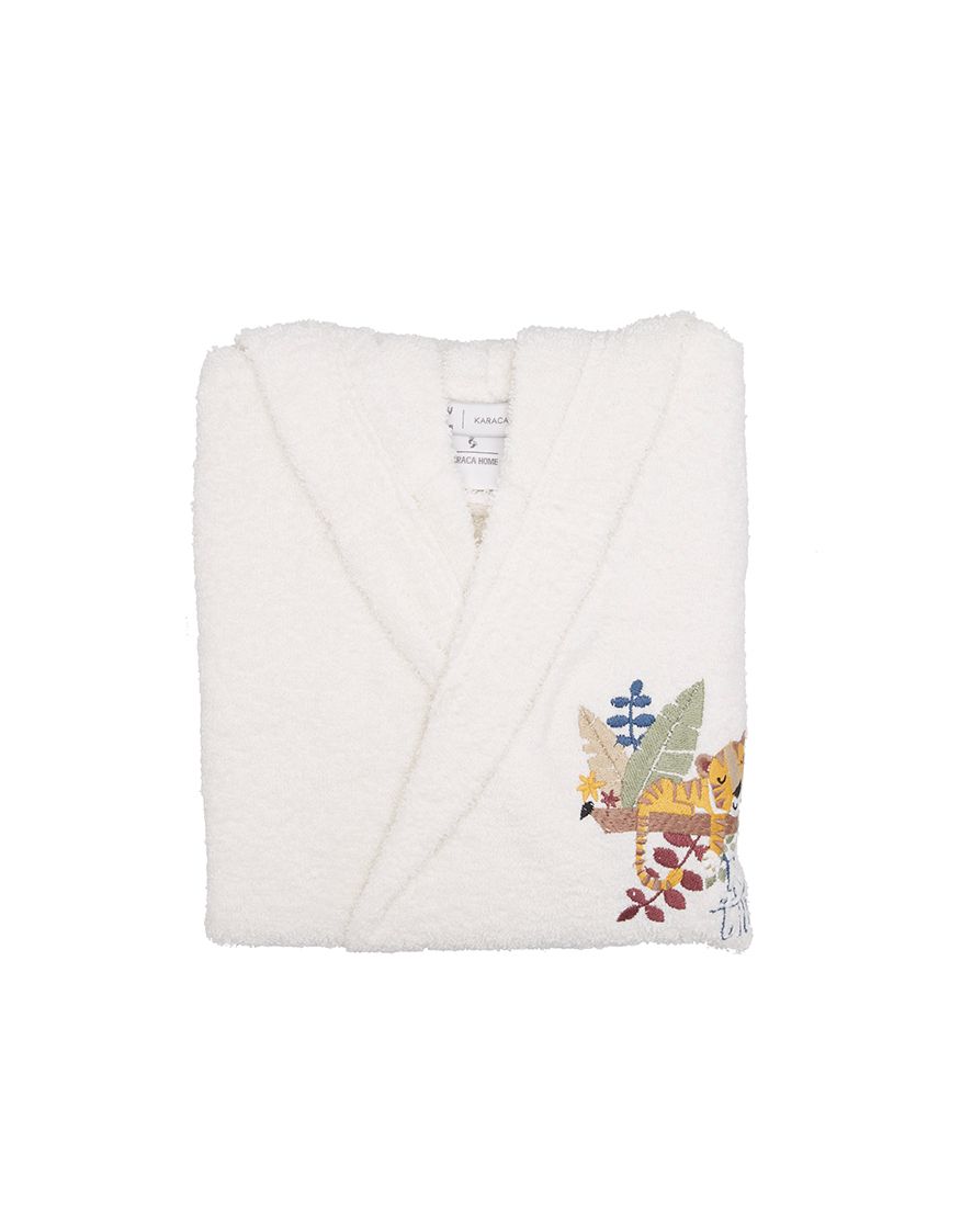 Bummer 6-8 Ages Bathrobe-offwhite