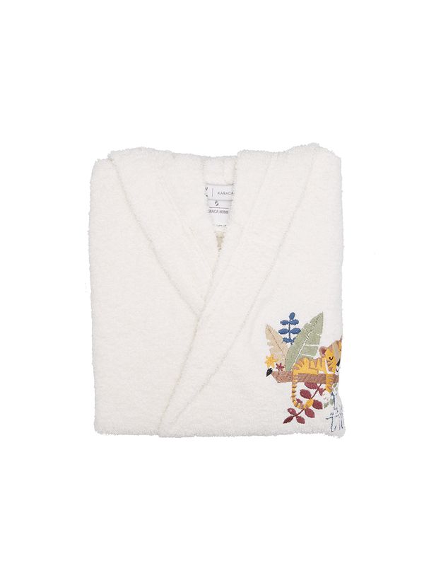 Bummer 4-6 Ages Bathrobe-offwhite