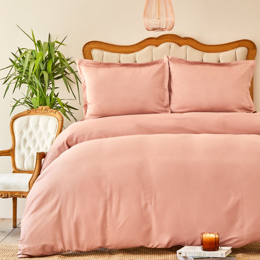 Sarah Anderson Willow Pudra 2 Person Saten Linens Set