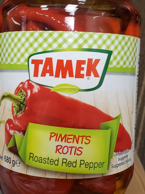 TAMEK Roasted Red Pepper with Garlic 680g 720mL