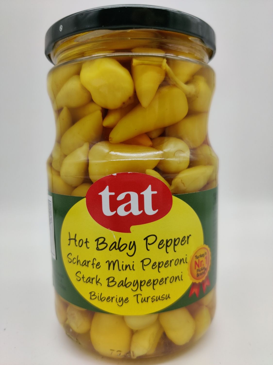 TAT Hot Pickled Baby Pepper Biberiye Tursusu Isot 720cc