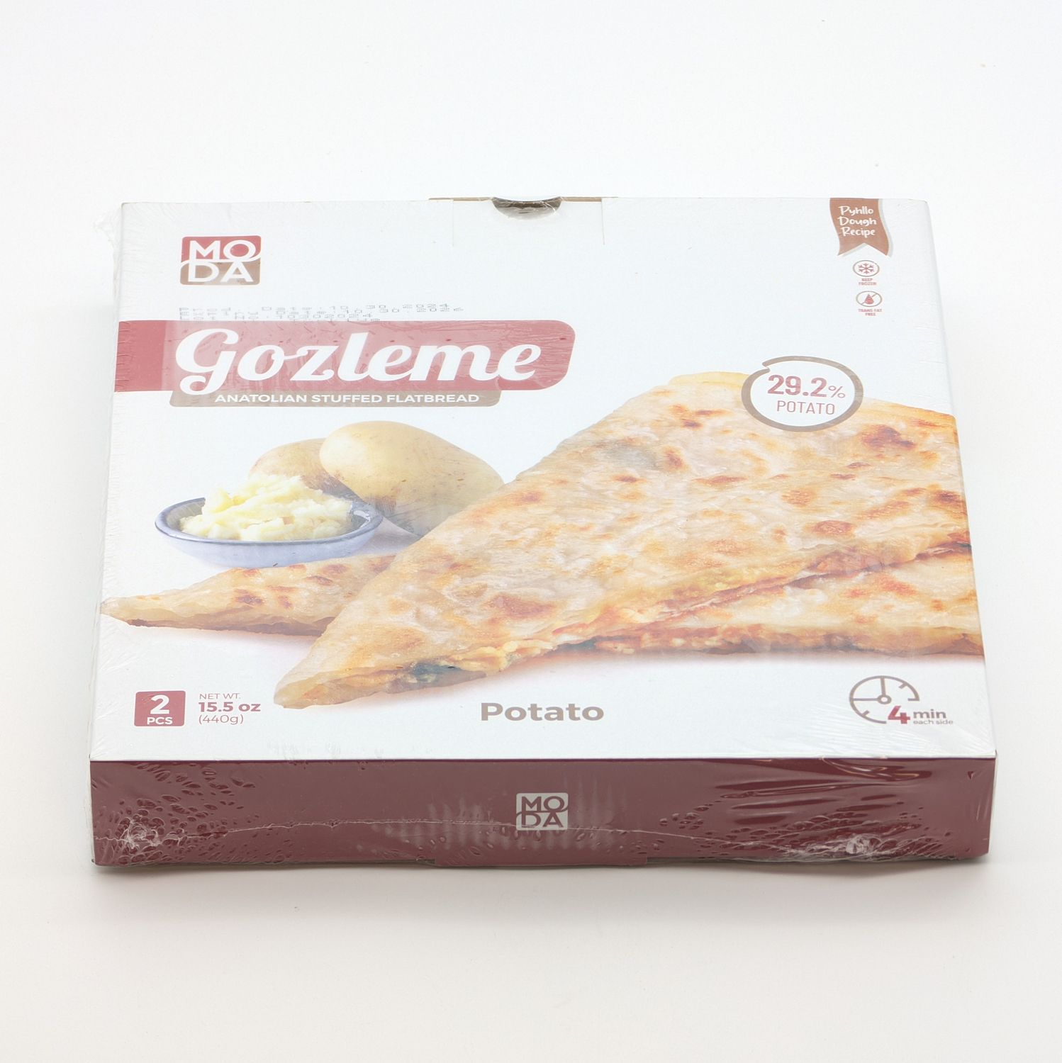 MODA Potato Gozleme - Stuffed Flatbread 2pcs 15.5oz/440g