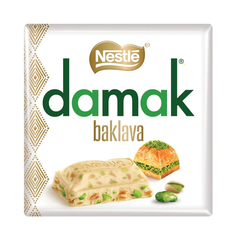 NESTLE Damak Antep Fistikli ve Baklavali Beyaz Cikolata 60g