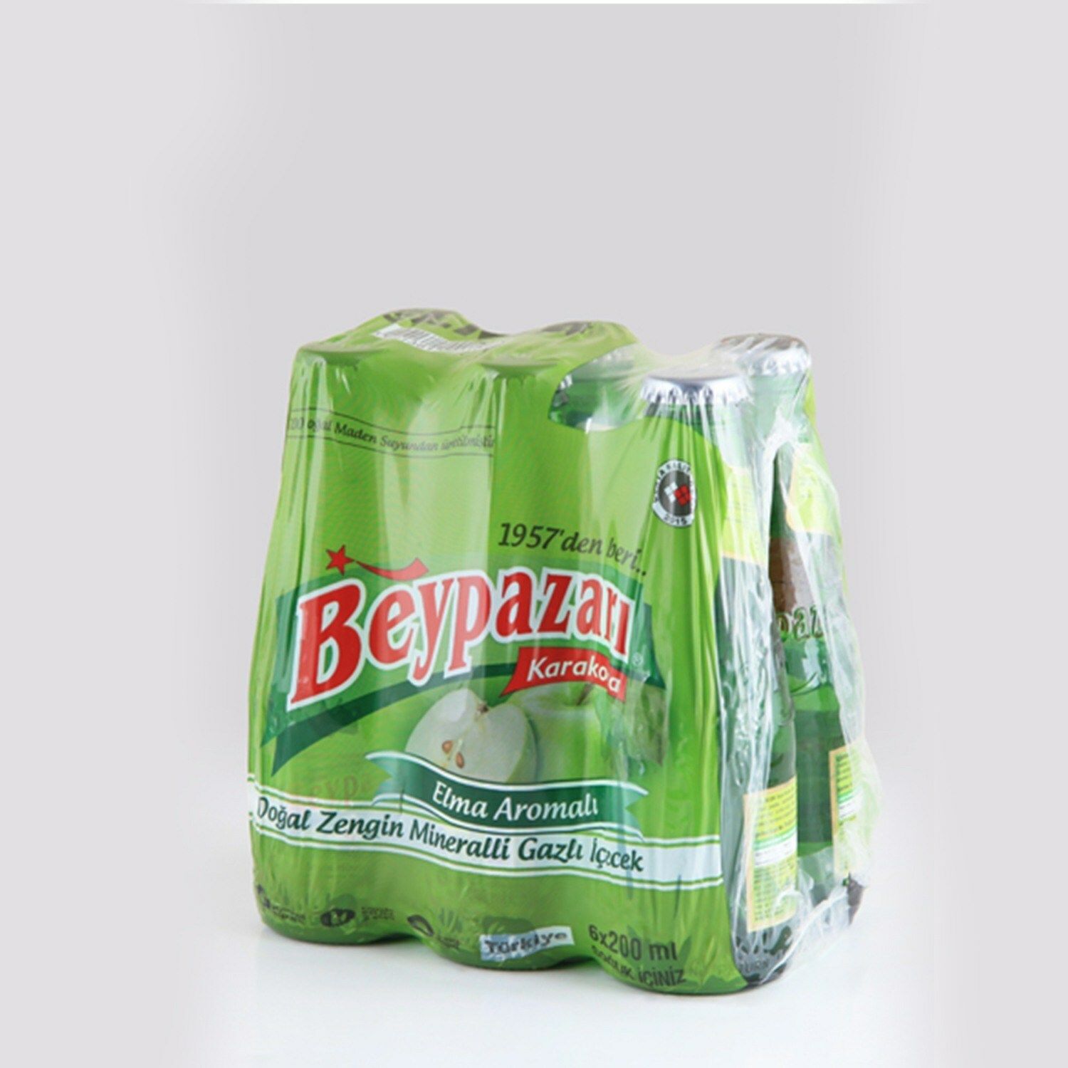 BEYPAZARI Mineral Water With Apple 250mL X 6
