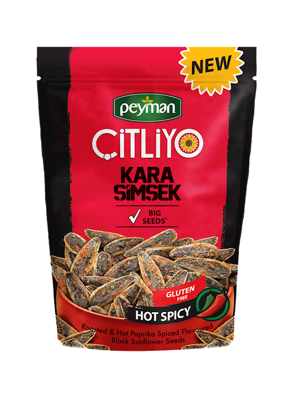 PEYMAN Citliyo Kara Simsek Spicy Sunflower Seeds 130g