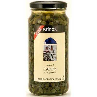 KRINOS Capers 1lb Jar