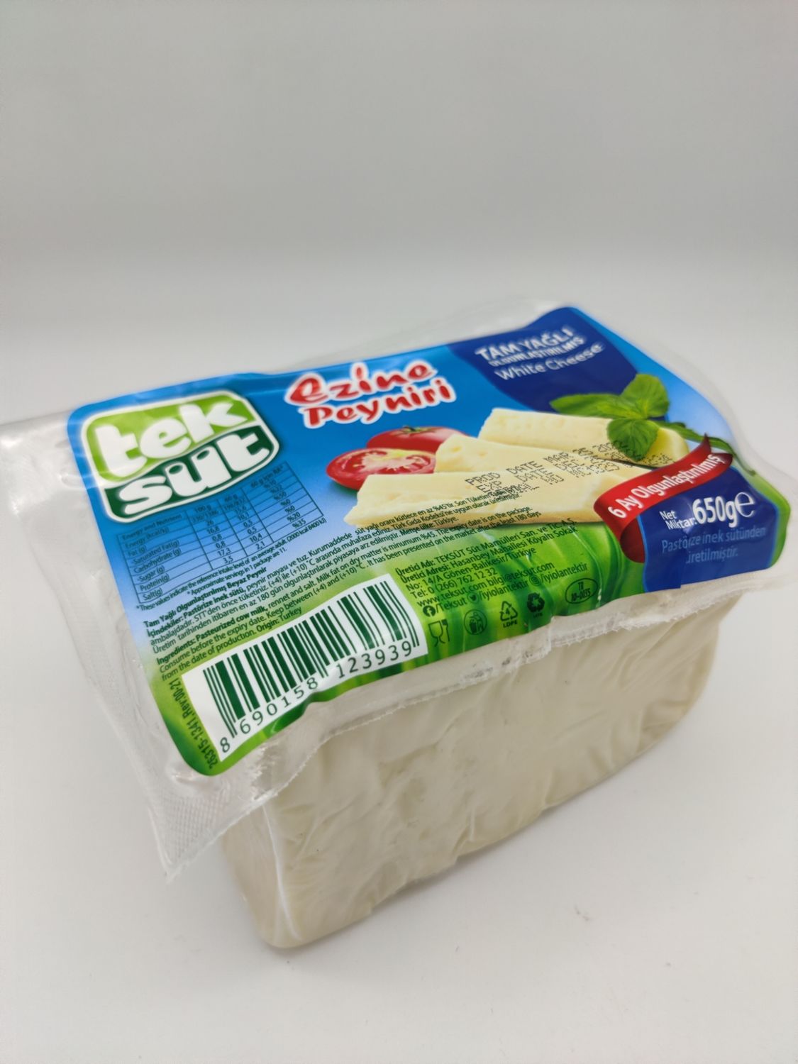 TEKSUT Ezine Cow Cheese 650g