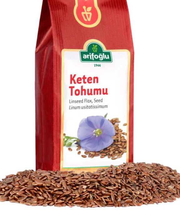 ARIFOGLU Linseed, (Flaxseed) (Linum Usitatissimum) 250g- Keten Tohumu