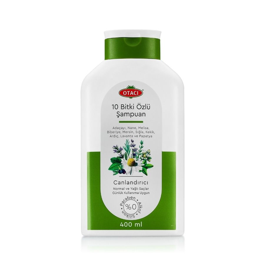 Otaci Shampoo- Otaci 10 Bitki Ozlu Canlandirici Sampuan- 400mL