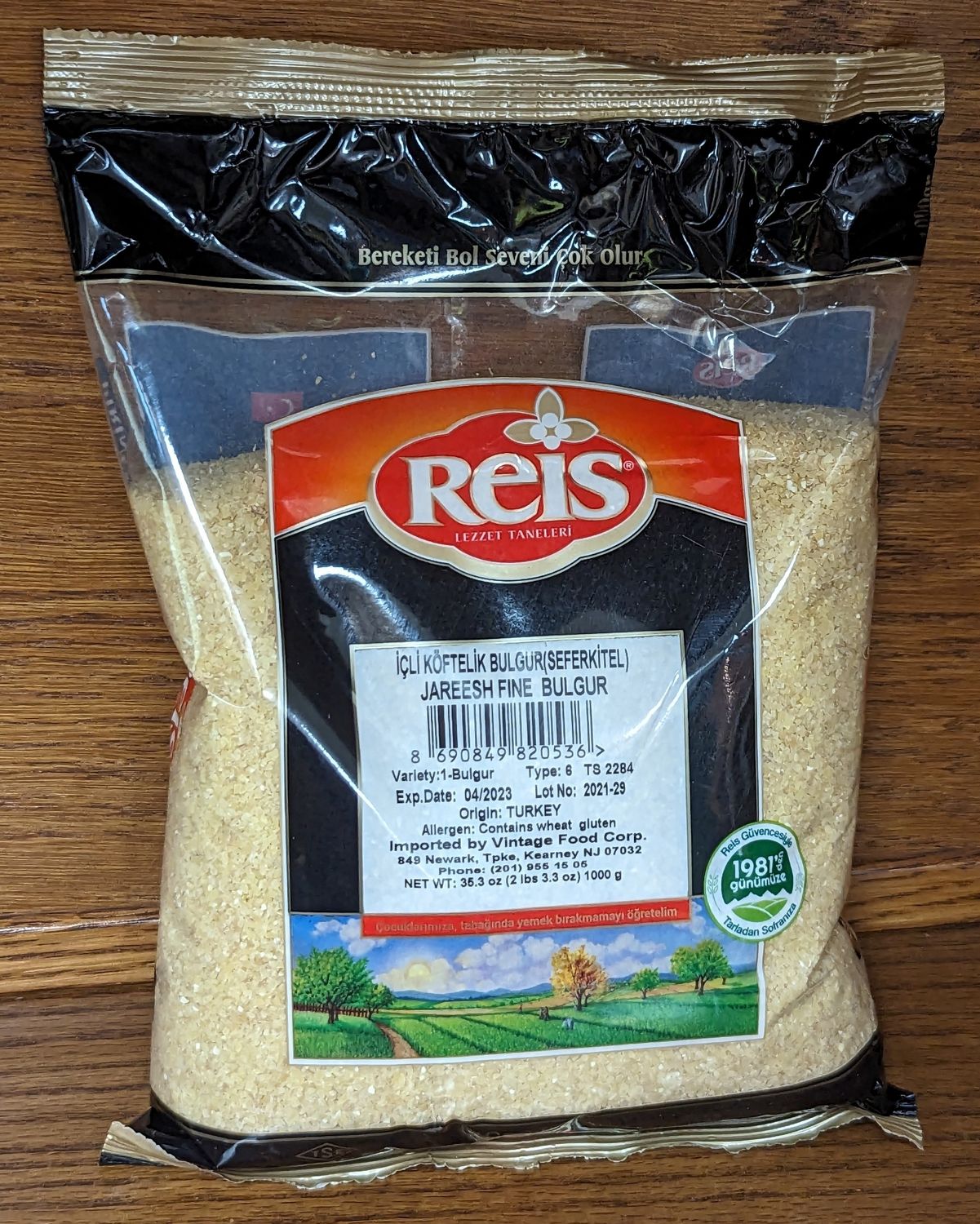 REIS Icli Koftelik Bulgur Seferkitel - Fine Bulgur 1kg