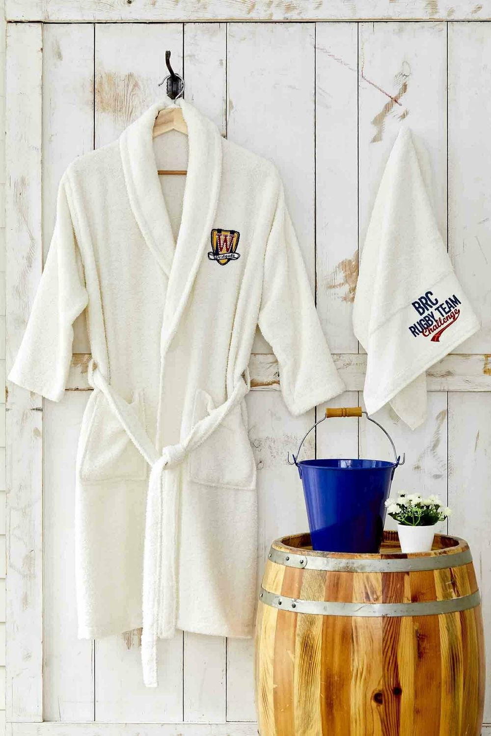 Challenge Blue Young Bathrobe Set