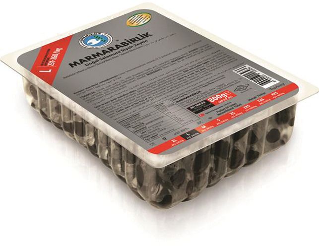 MB Marmara Birlik Gemlik Black Olives L Hiper 800g