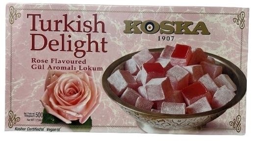 Koska Rose Flavored Turkish Delight 500g