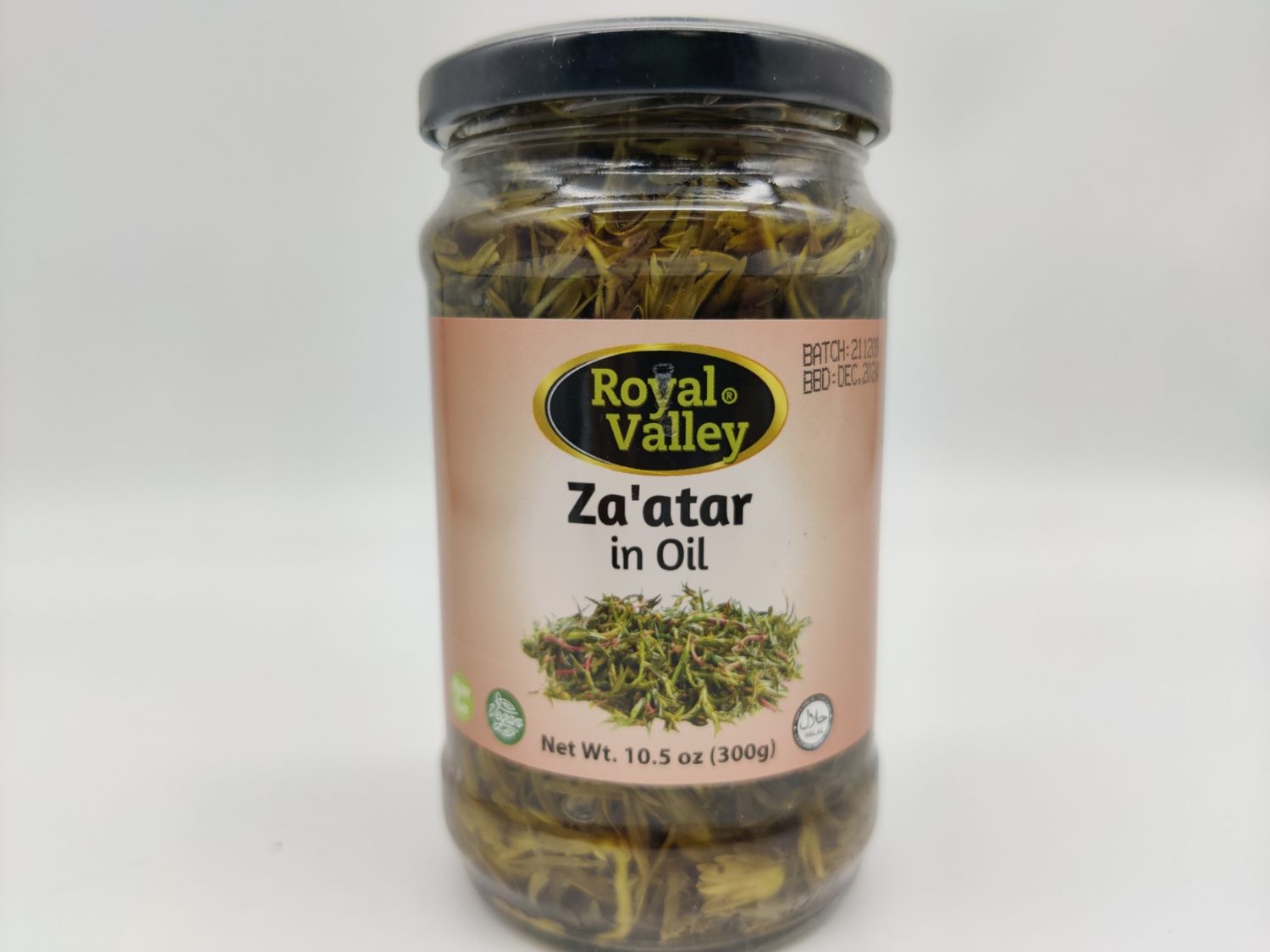 Royal Valley Za'atar In Oil 300g Zahter Zaater Zatar Zahtaar
