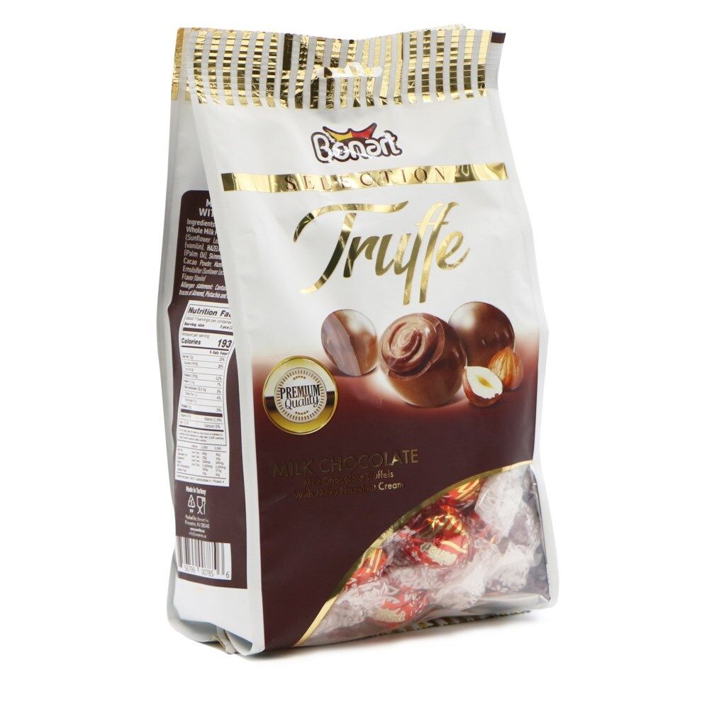 BONART Truffe Selecetion Milk Chocolate W Hazelnut Cacao 400g
