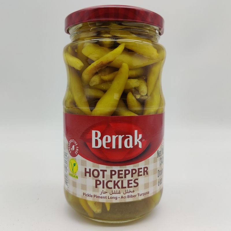 BERRAK Hot Pepper Pickles 370mL 340g Kil Biber