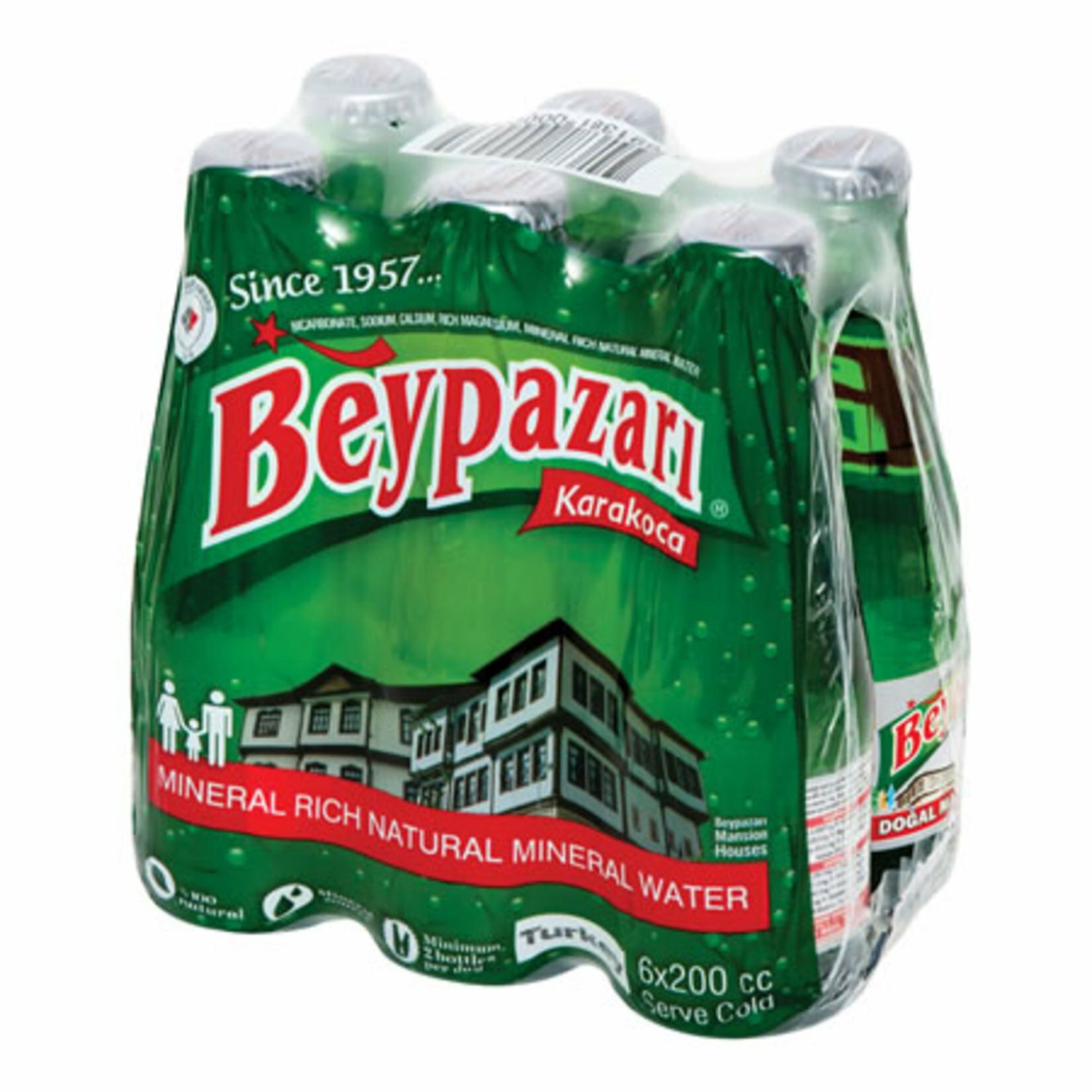 BEYPAZARI Plain Mineral Water 200mL x 6pcs