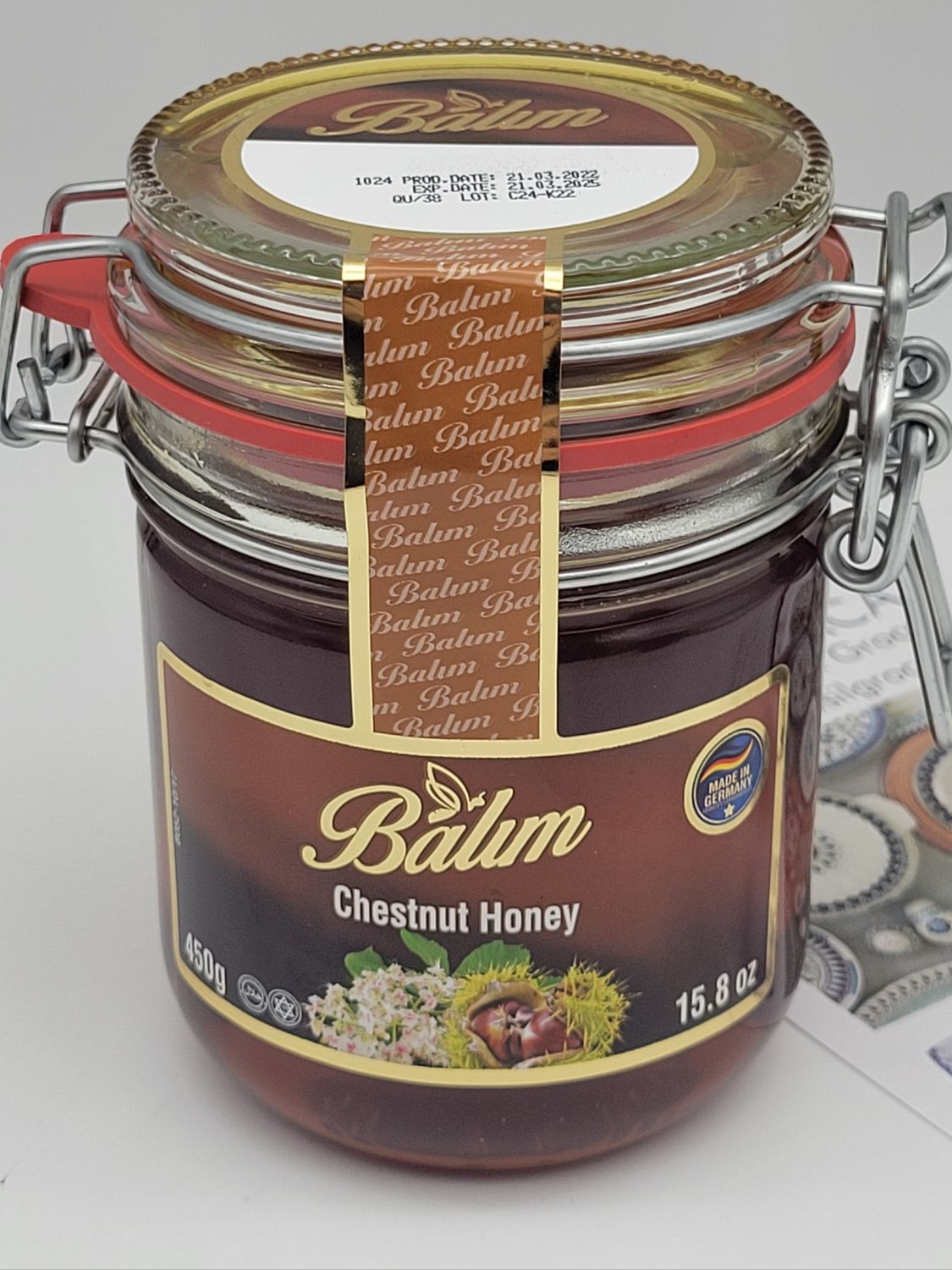 BALIM Kestane Bali Chestnut Honey 450g