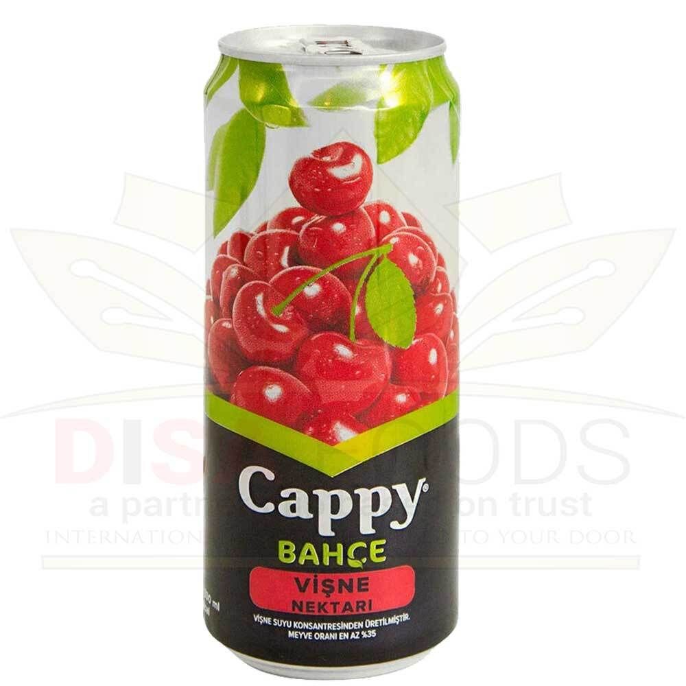 Cappy Fruit Juice Sour Cherry Visne 250mL Can