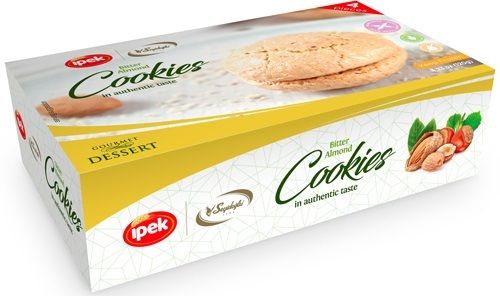 IPEK Almond Cookies (Aci Badem) 80g - 4pcs (Frozen)
