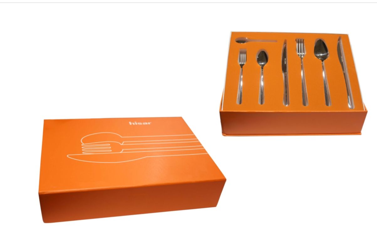 HISAR Topkapi Cutlery Set 84P Dek Gold Ah?ap