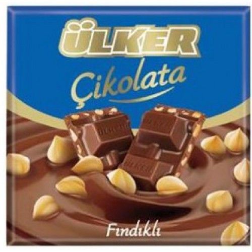 ULKER Milk Chocolate Bars with Hazelnut 60g