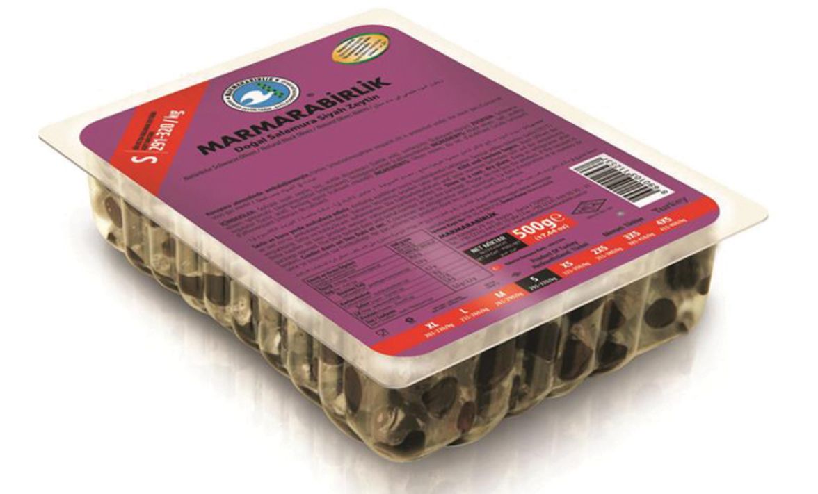 MB Marmara Birlik Gemlik Black Olives S Hususi 500g Vacuum